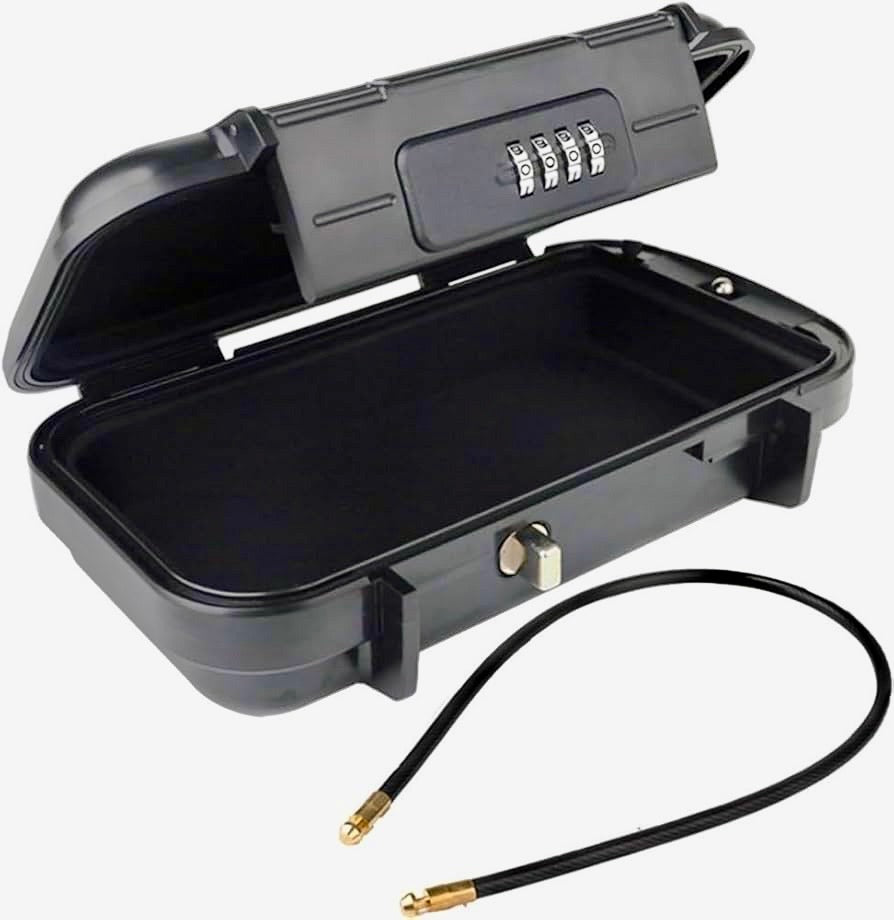 Divided lock box